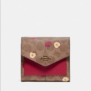 Coach Small Wallet - Scattered Apple Print